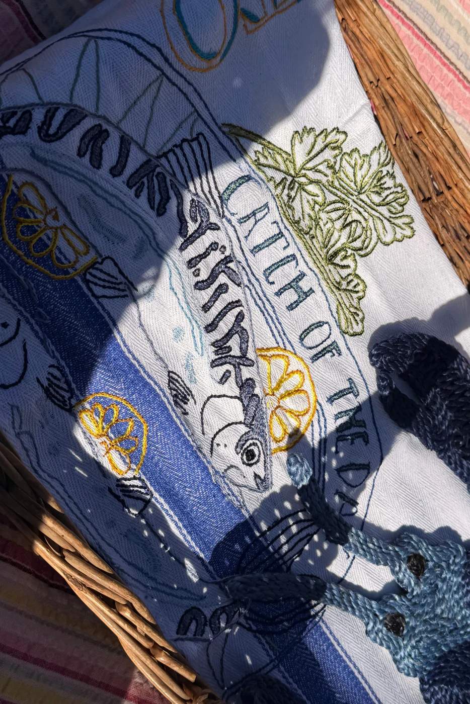 Catch of the Day Tea Towel