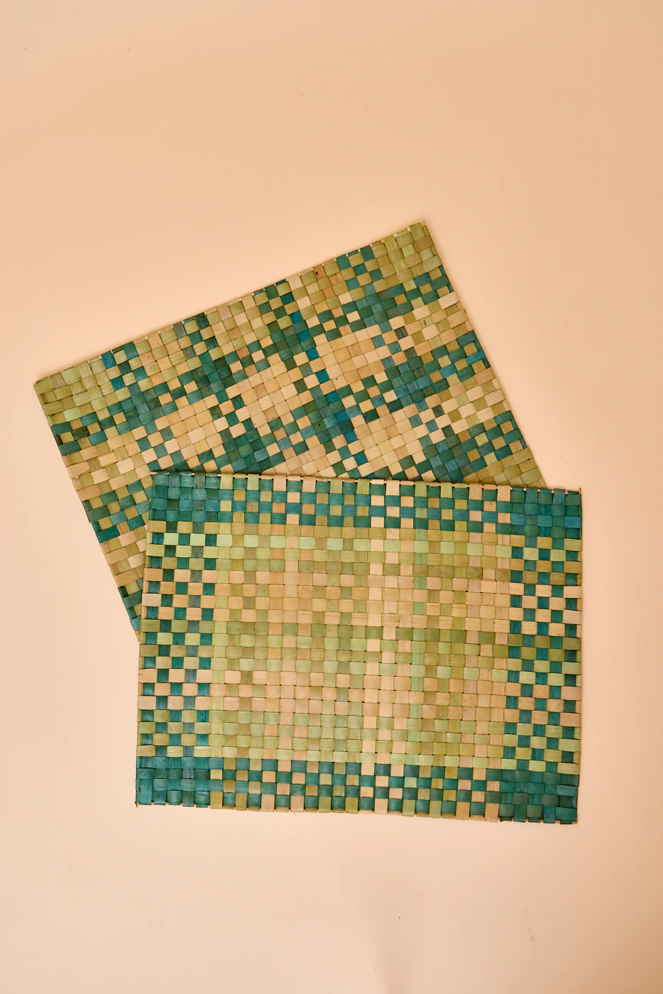 Blue Reed Placemats & Napkin Rings - Set of 6 for each - Image 4