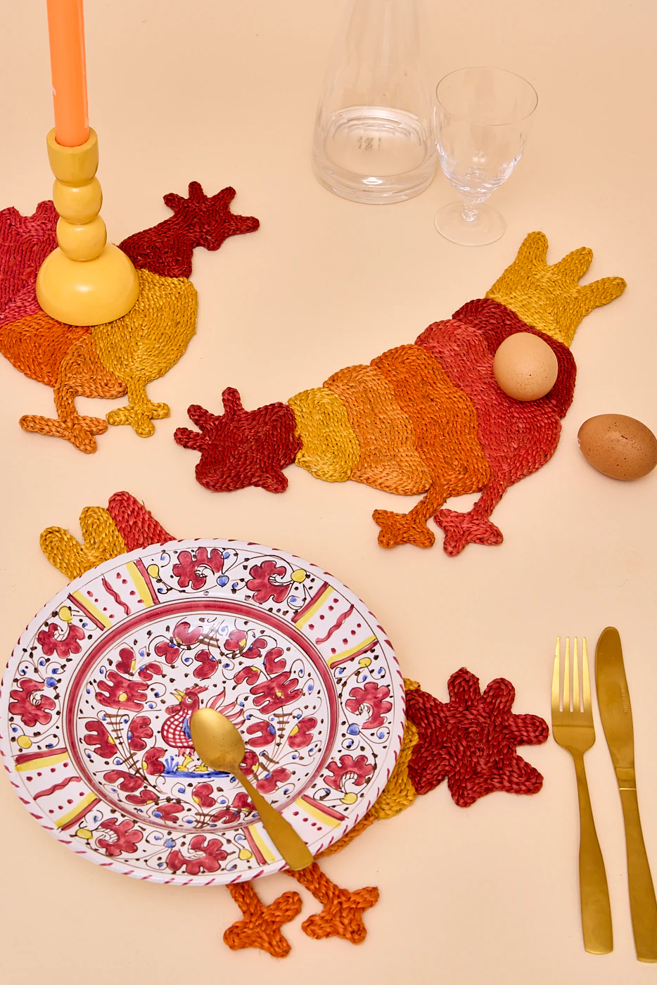 Set of 3 Chicken Placemats - Image 4