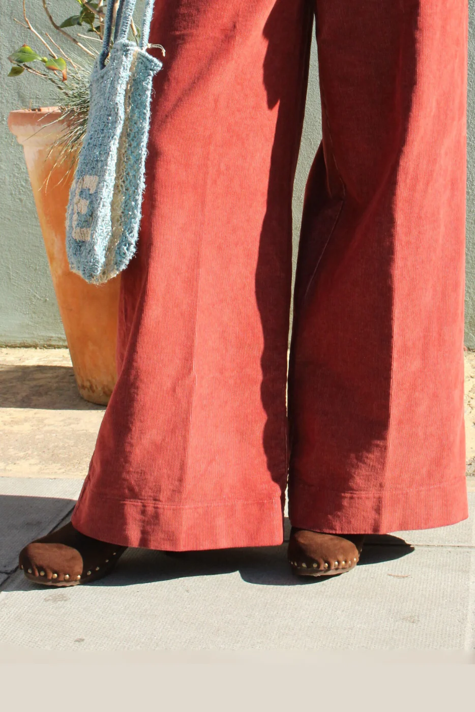 Choco Velour Heeled Clog - Image 3