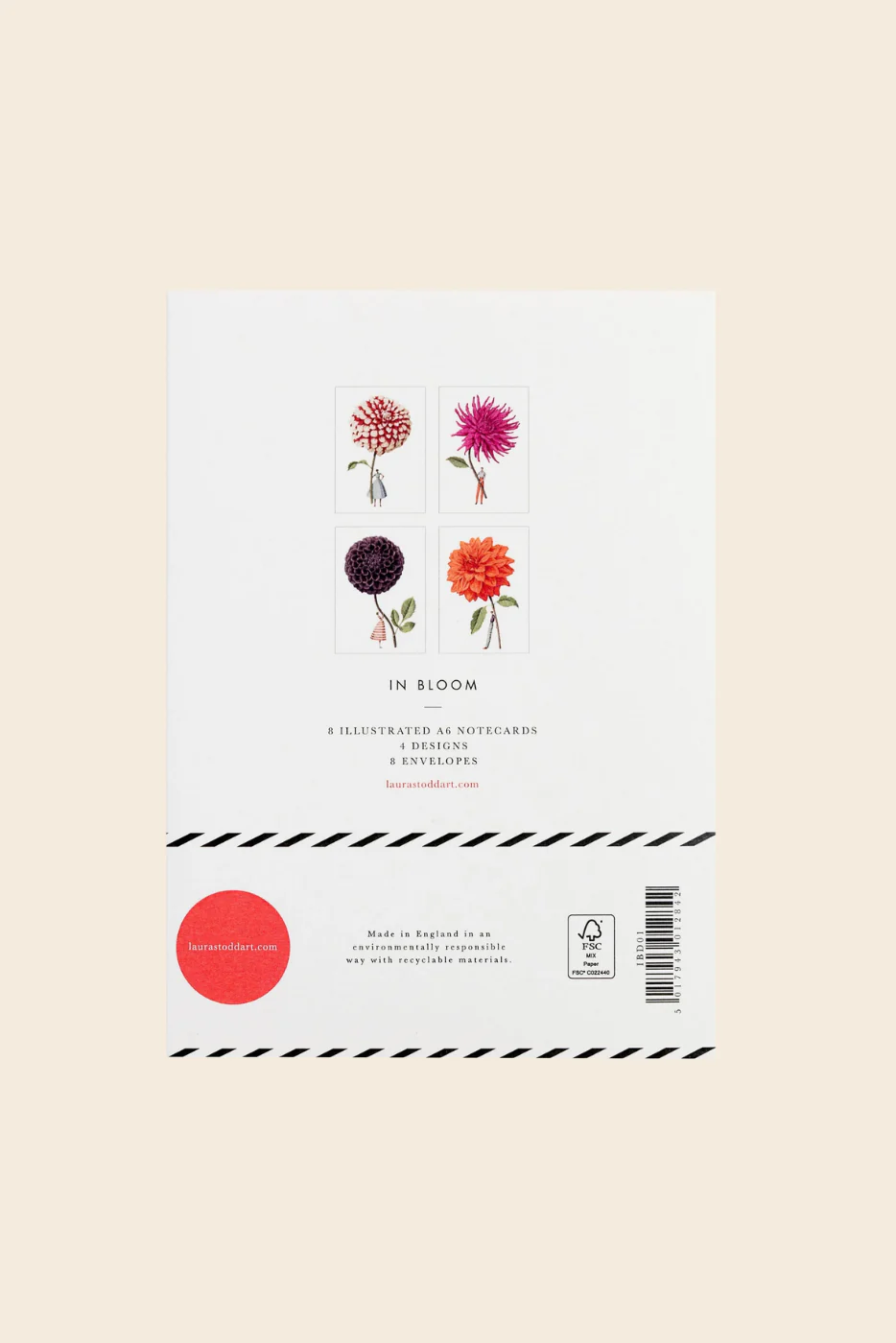 Dahlias A6 Notecards - Image 3