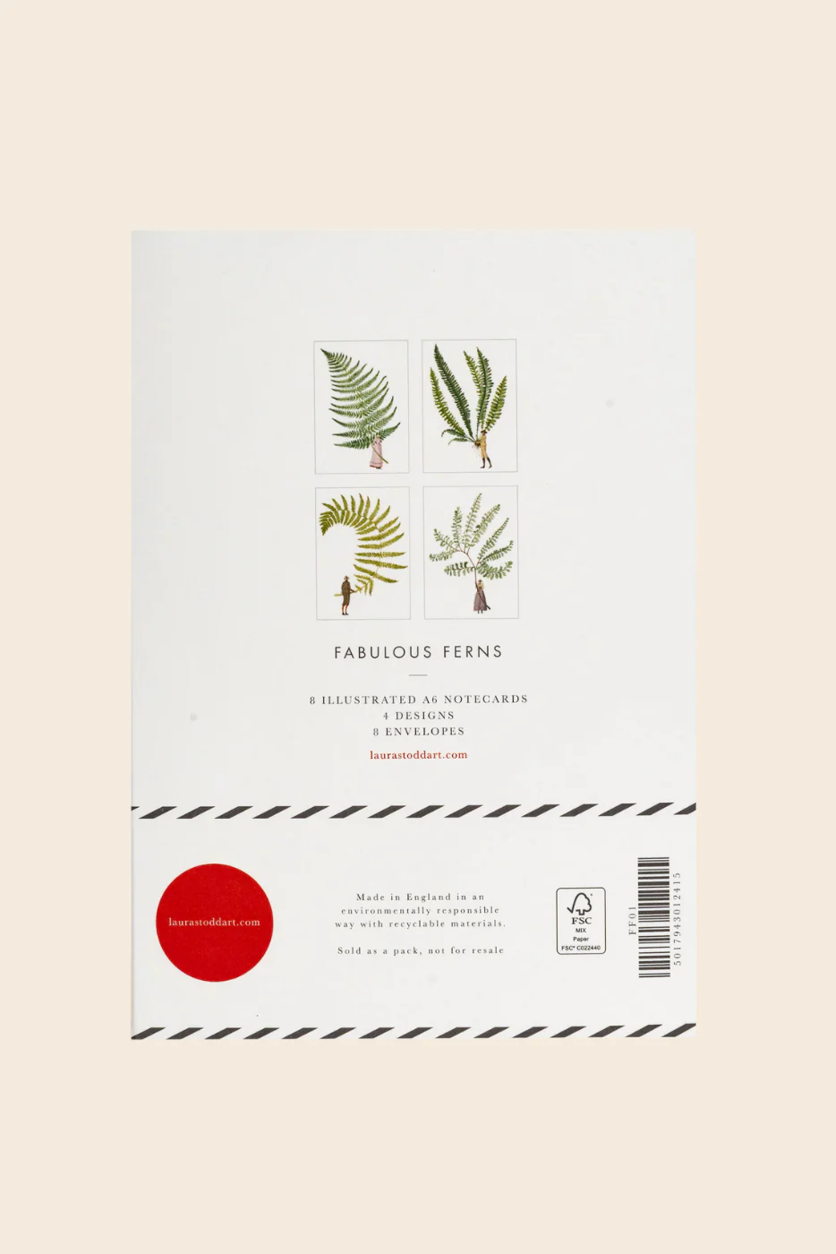 Fabulous Ferns A6 Notecards - Image 4