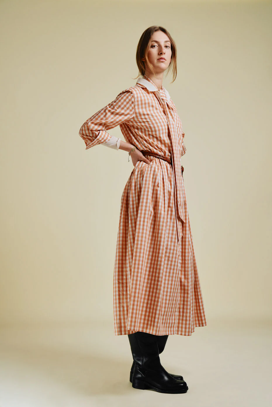 Gingham Julene Dress - Image 5
