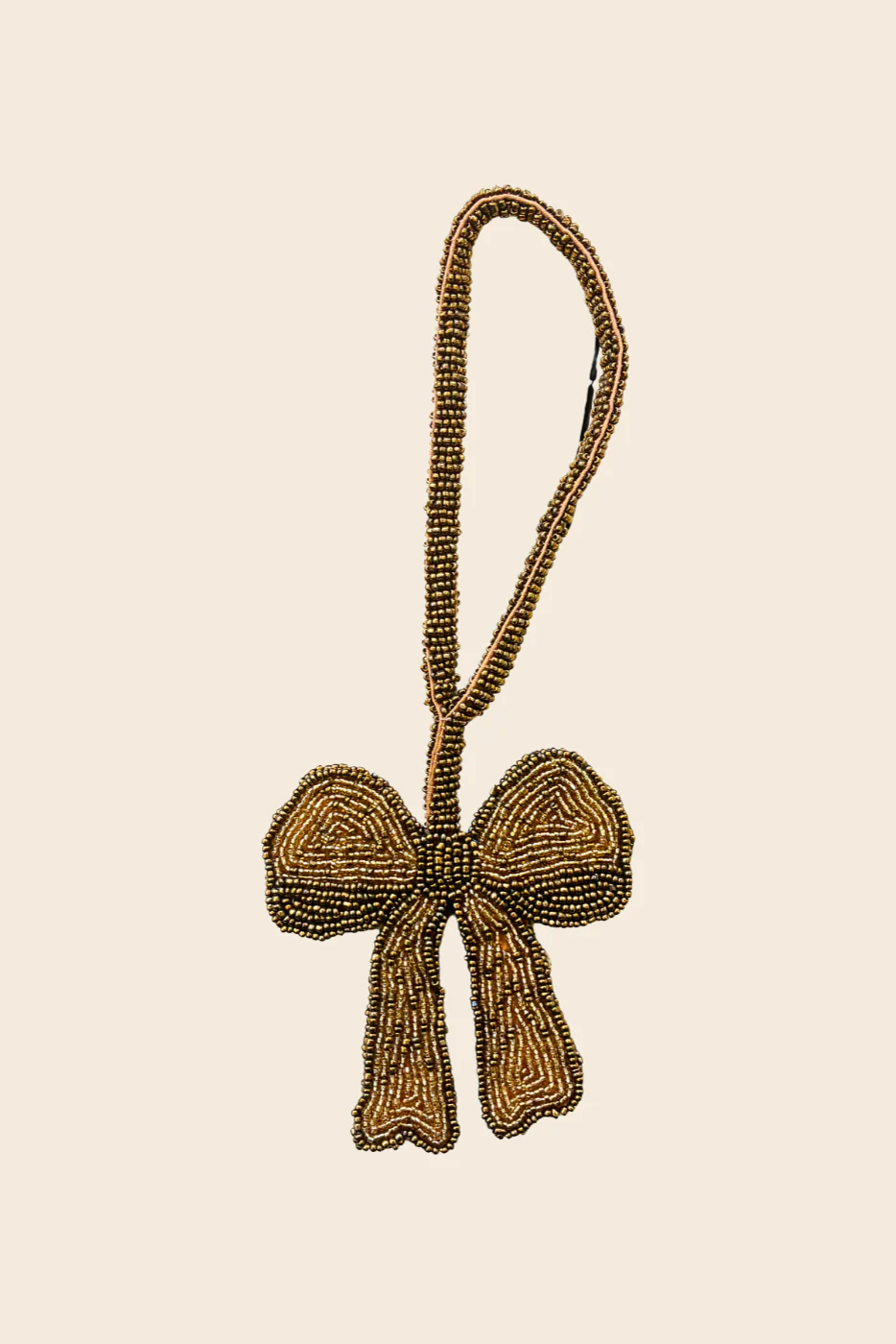 Gold Bow Bag Charm - Image 2