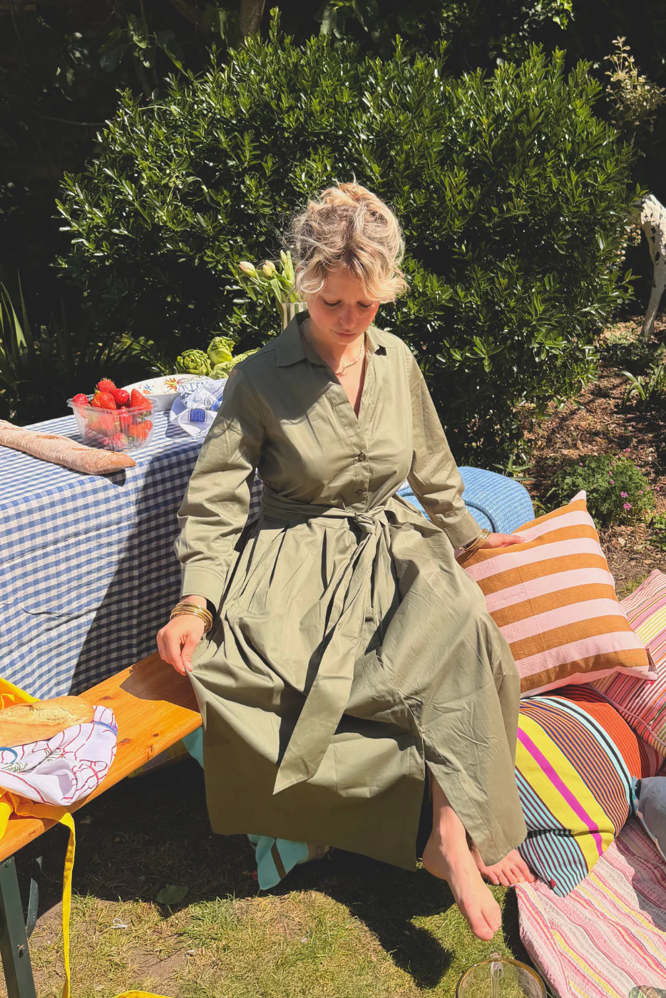 Green Julene Dress - Image 3