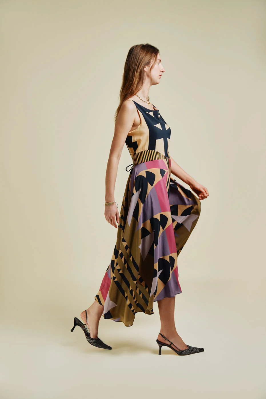 Hawk Silk Dress - Image 4