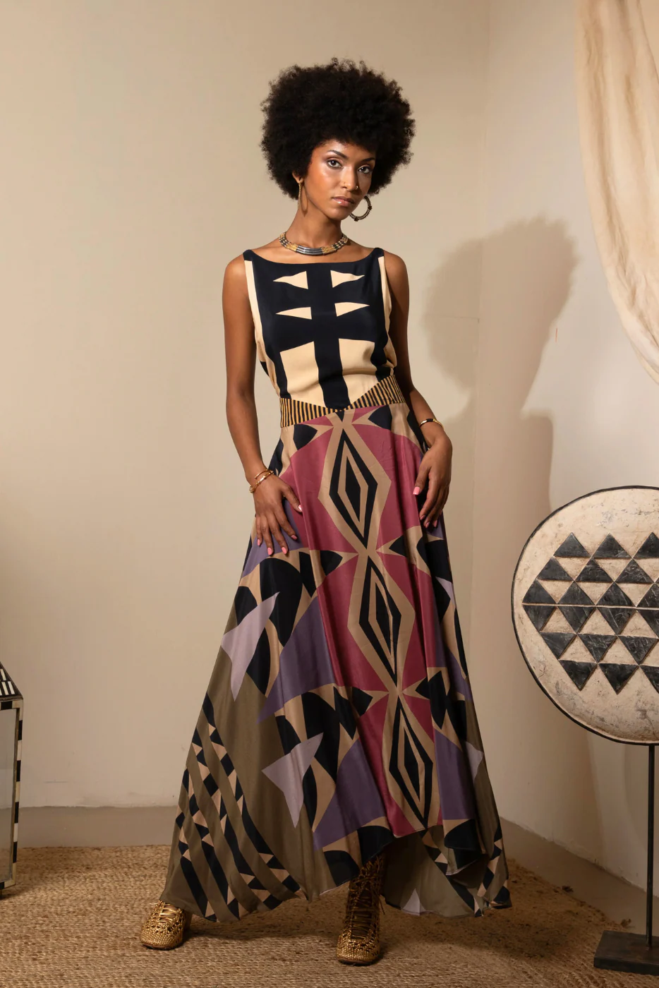 Hawk Silk Dress - Image 6
