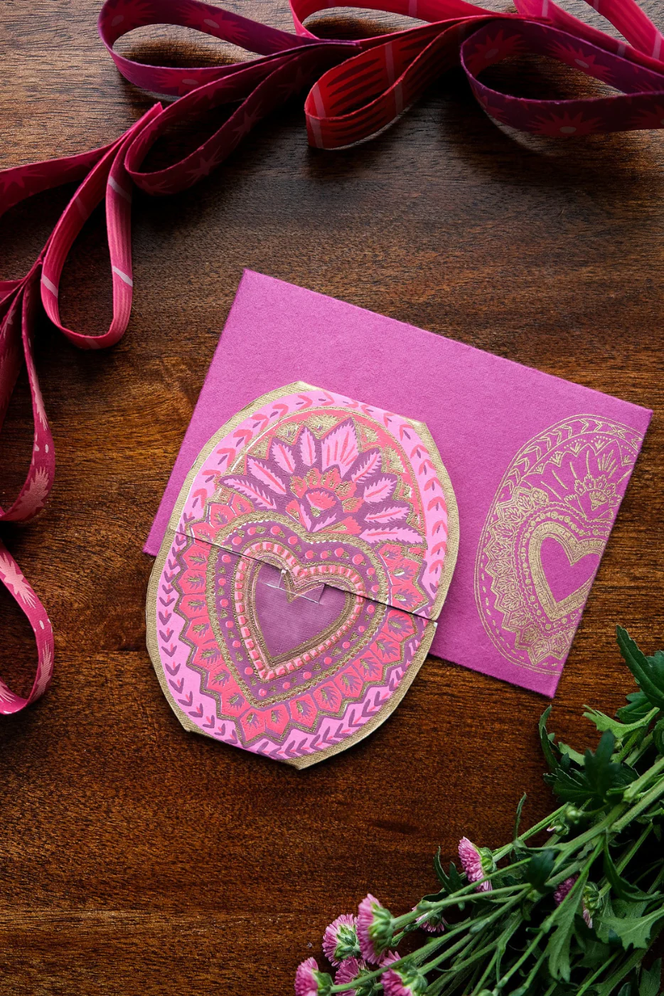 Heart of Feathers Card - Image 4