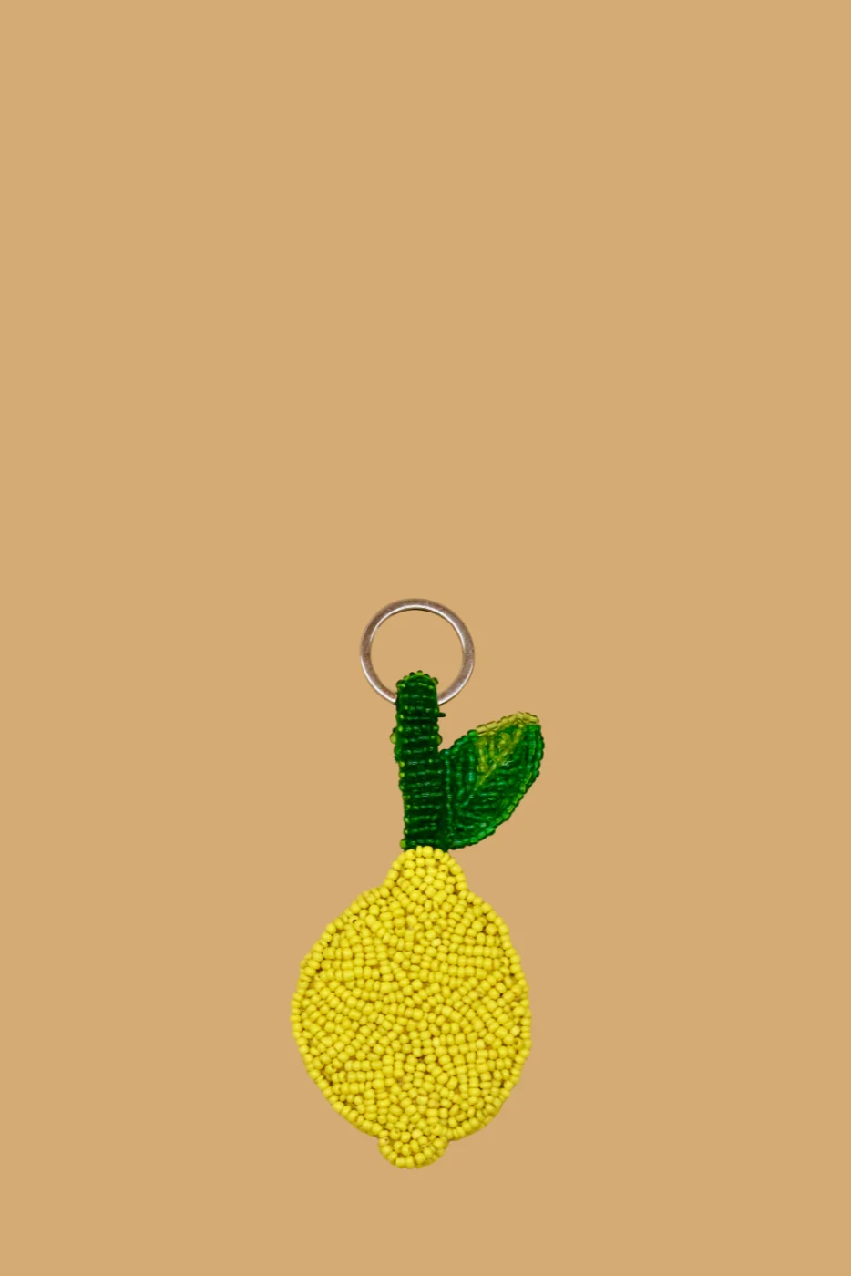 Lemon Beaded Charm Keyring - Image 6