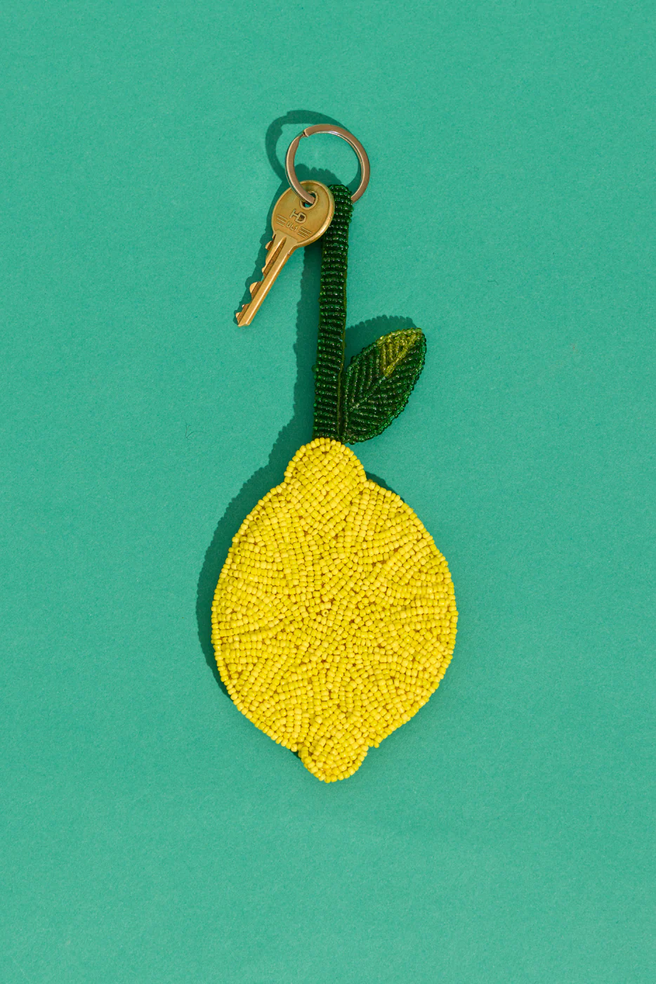 Lemon Beaded Charm Keyring - Image 9