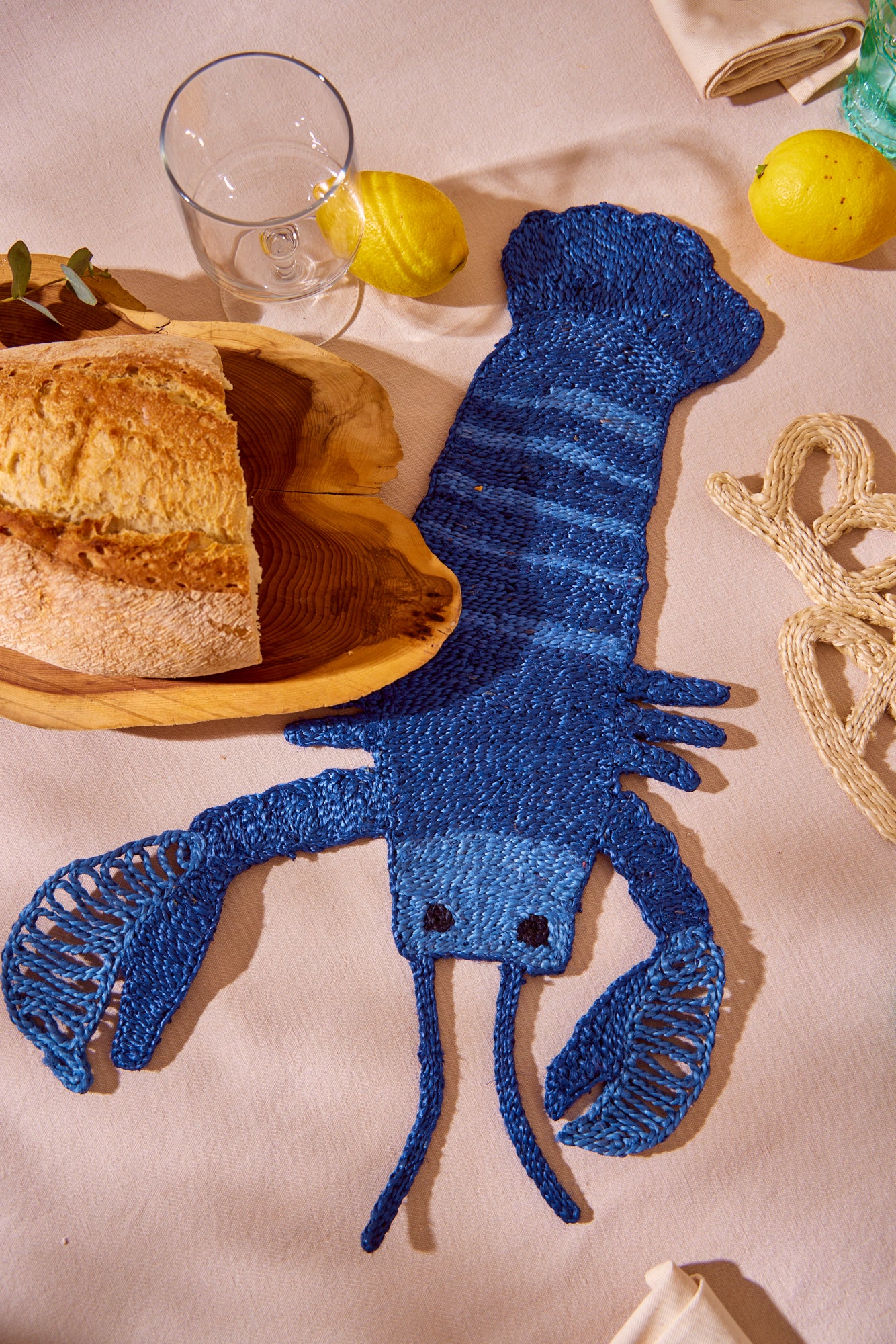 Dark Blue Lobster Placemat