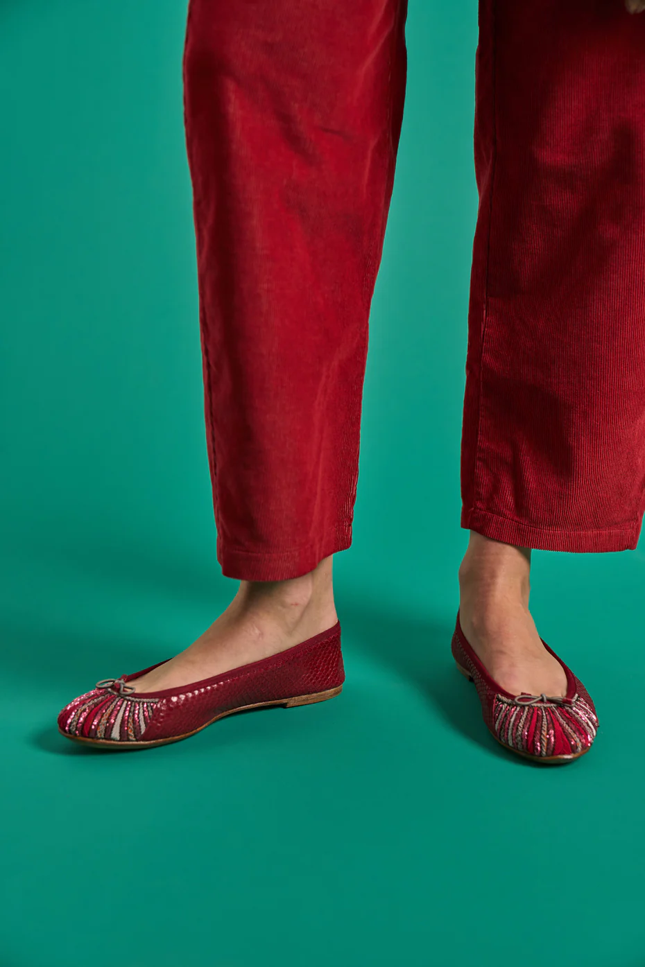 Miami Cranberry Ballet Shoe - Image 4