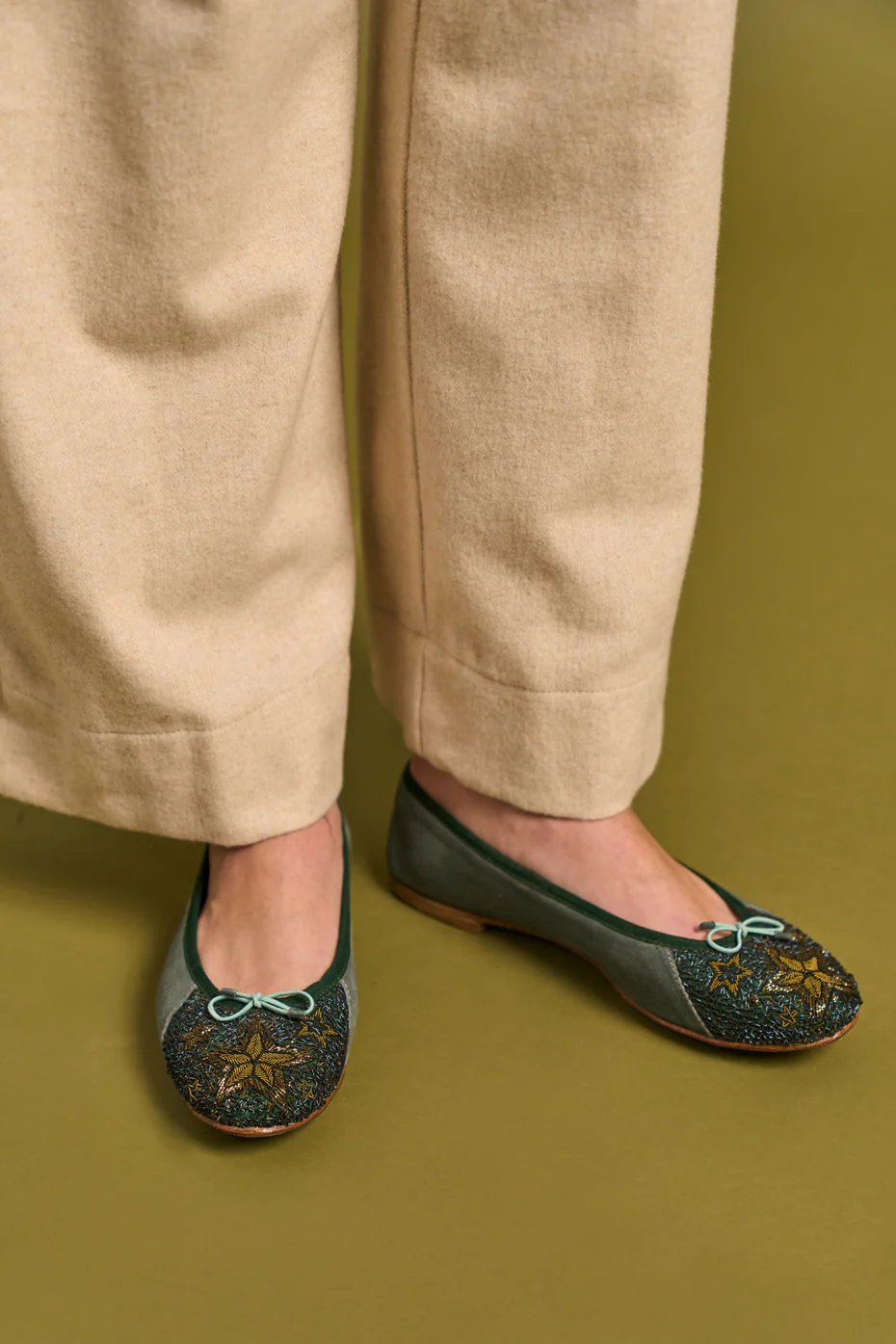 Starry Night Ballet Shoe