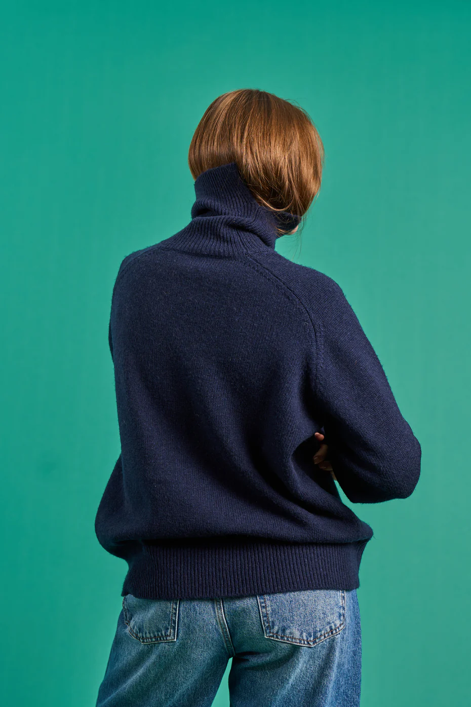 Navy Celly Poloneck - Image 3