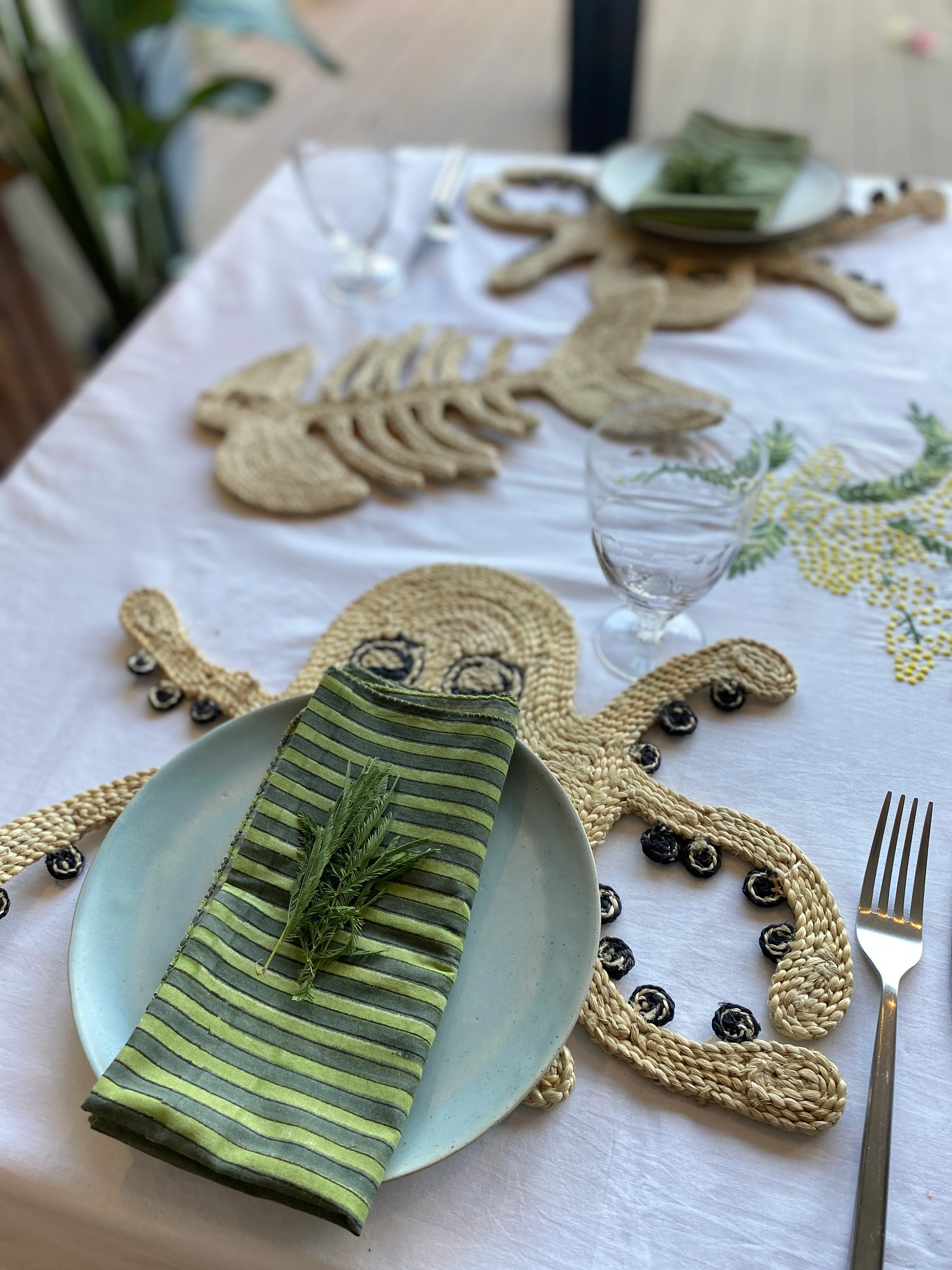 Natural Octopus Placemat - Image 4