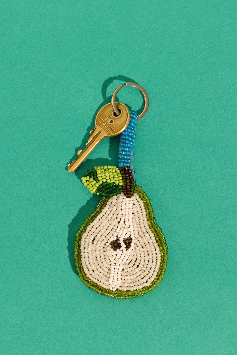 Pear Beaded Charm Keyring - Image 7