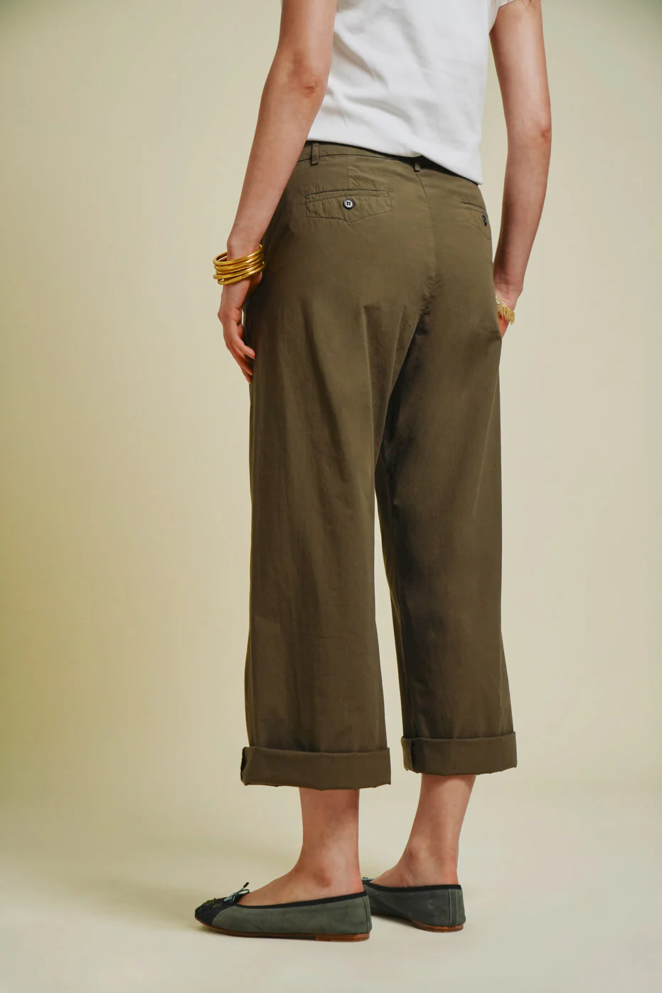 Periple Olive Trousers - Image 3