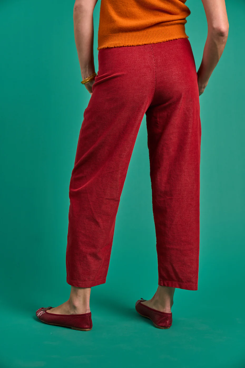 Prux Velcos Trousers in Rubin - Image 3