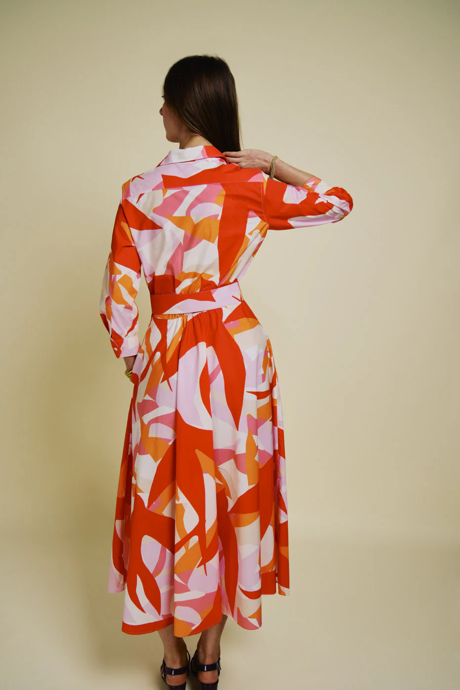 Red Doves Davida Dress - Image 4