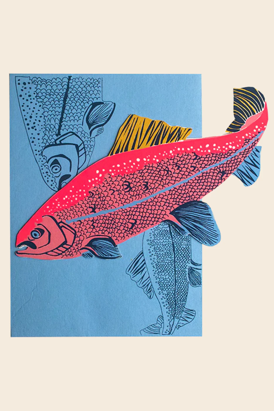 Salmon Greeting Card - Image 2