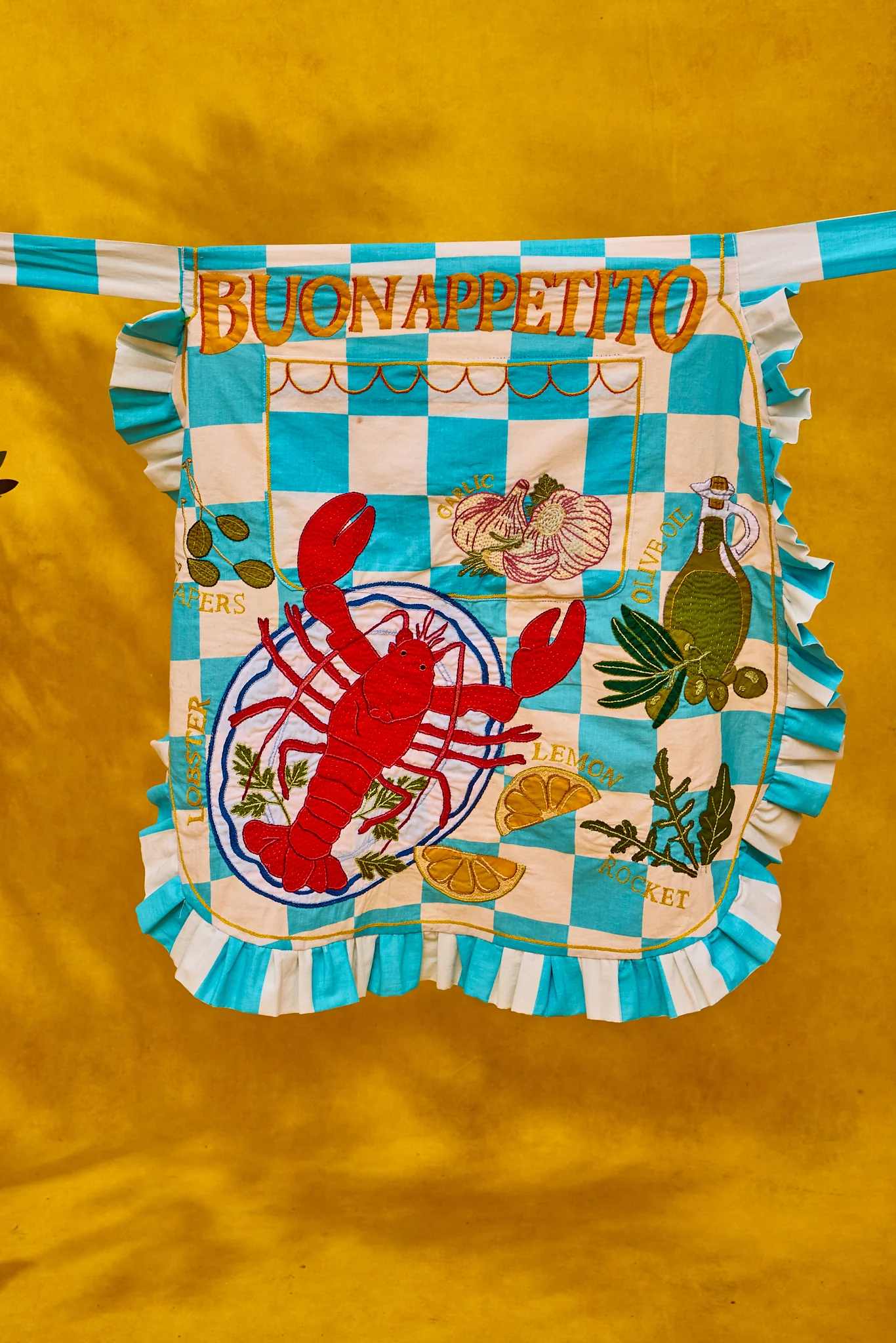 Sofia Hand-embroidered Apron - Image 3