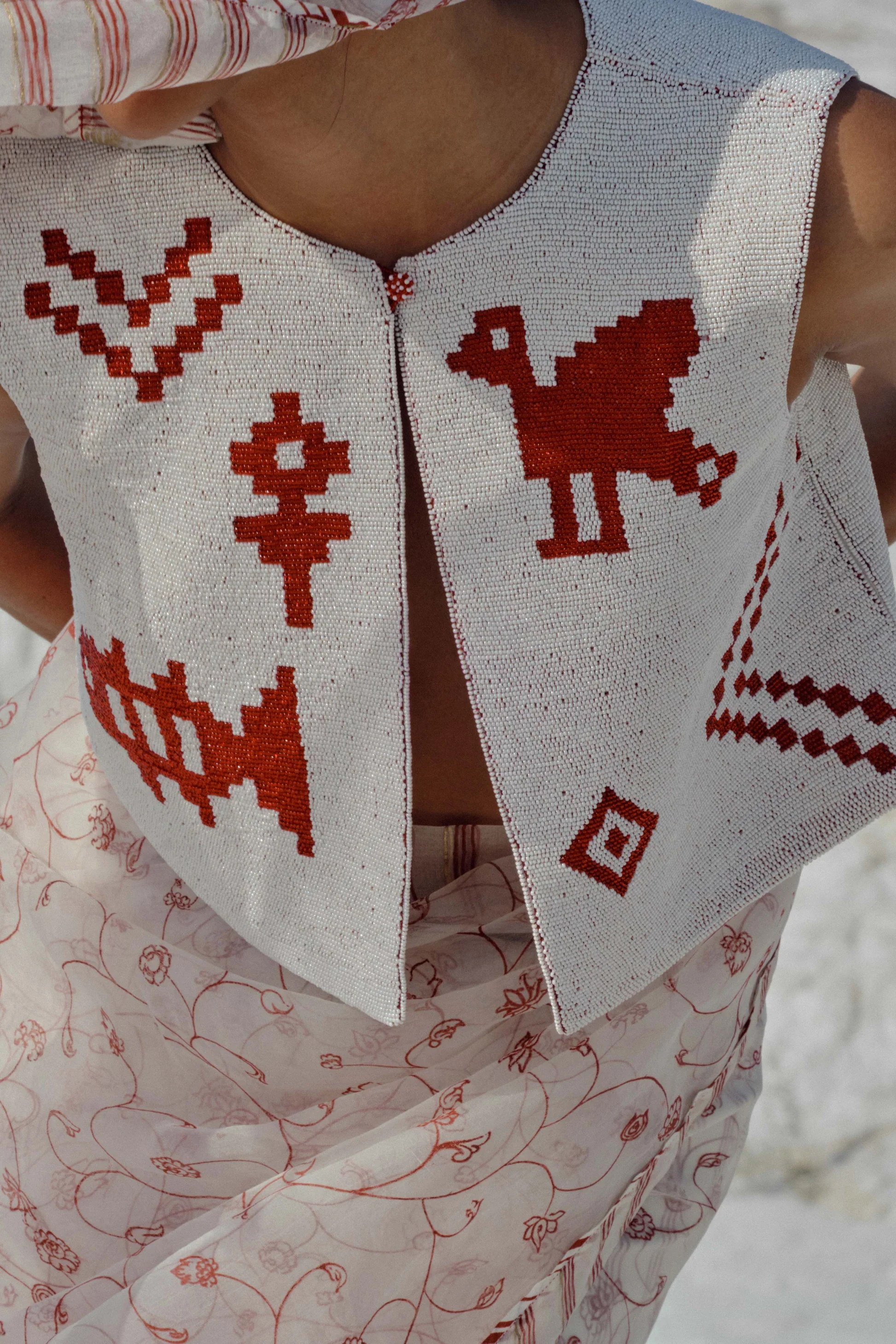 Wuna Beaded Vest - Image 7