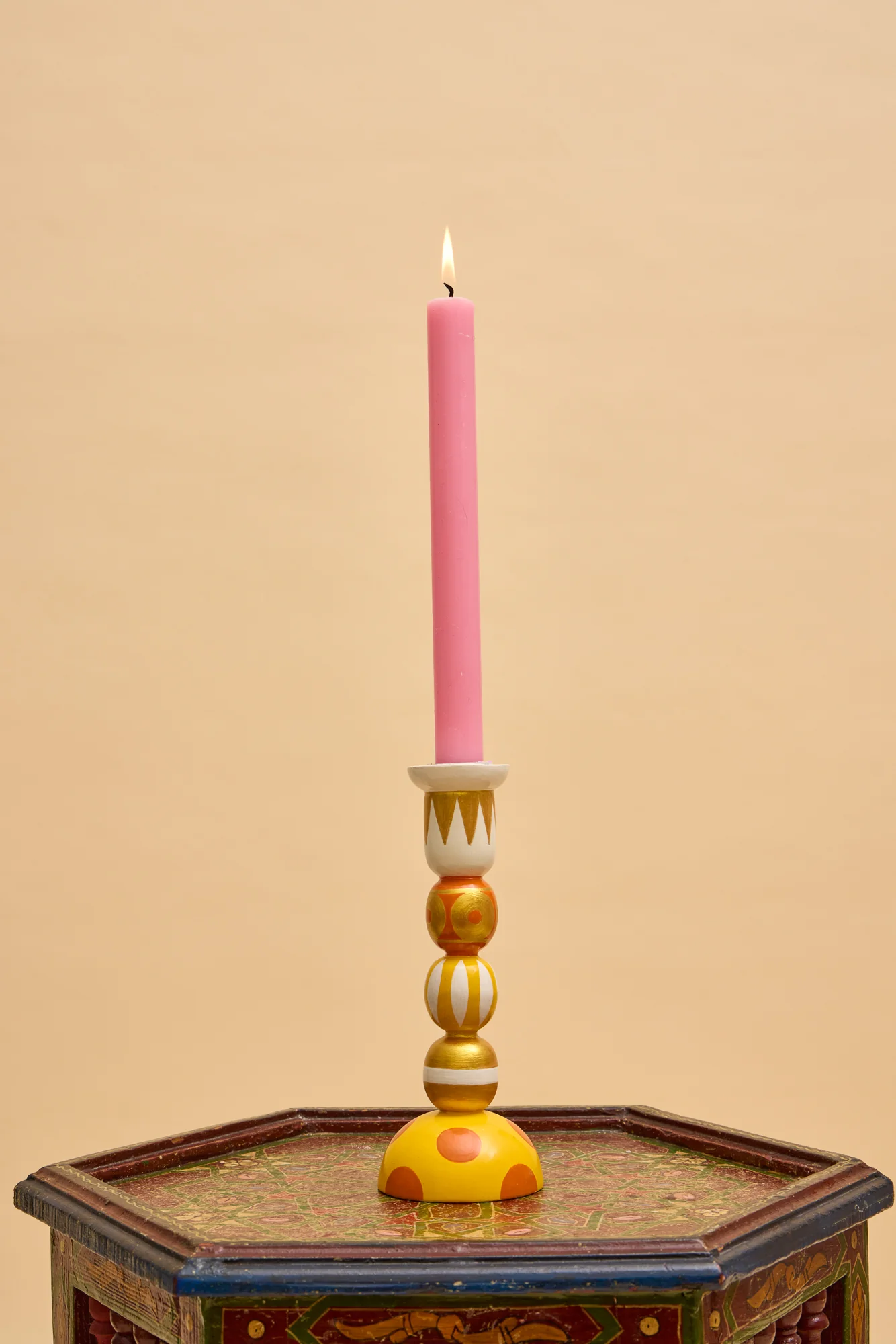 Orange Fiesta Candlestick - Image 3